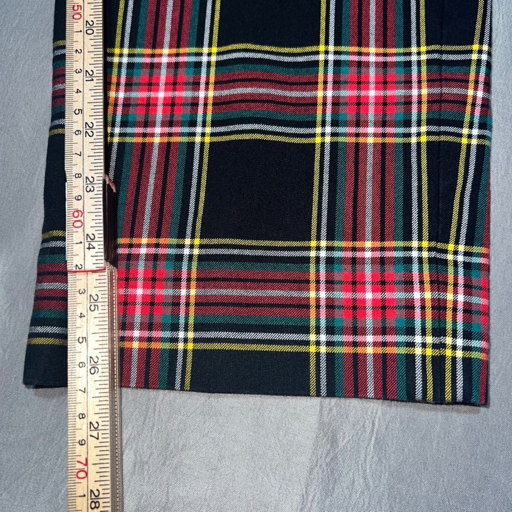 J.Crew Kallie‎ Pant Womens Size 8 Stewart Tartan Plaid Straight Leg Holiday Sass - Picture 5 of 14